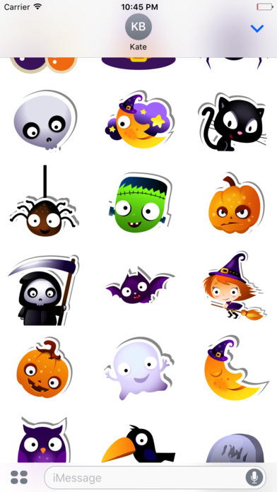 Halloween elements sticker screenshot 2