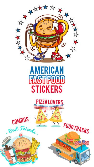 American Fast Food sticker pack screenshot 2