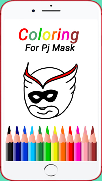 Coloring Page For PJ Mask screenshot 2