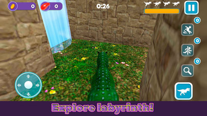 Dino Maze Run & Escape Simulator 3D screenshot 2