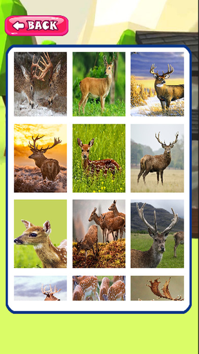 Animal Puzzle Pages Education Deer Jigsaw screenshot 2