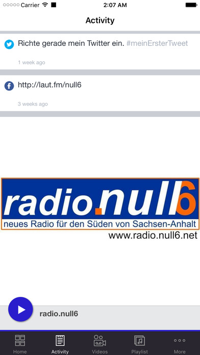 radio.null6 screenshot 2