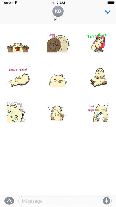 Catmoji - Cute Persian Cat Emoji Sticker screenshot 3