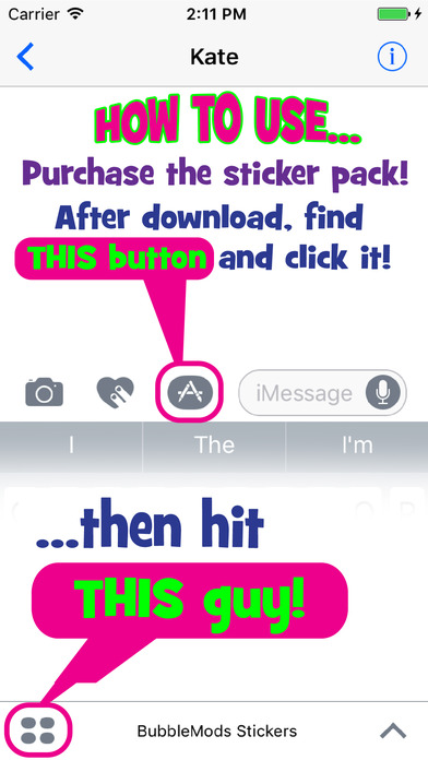 BubbleMods Stickers screenshot 3