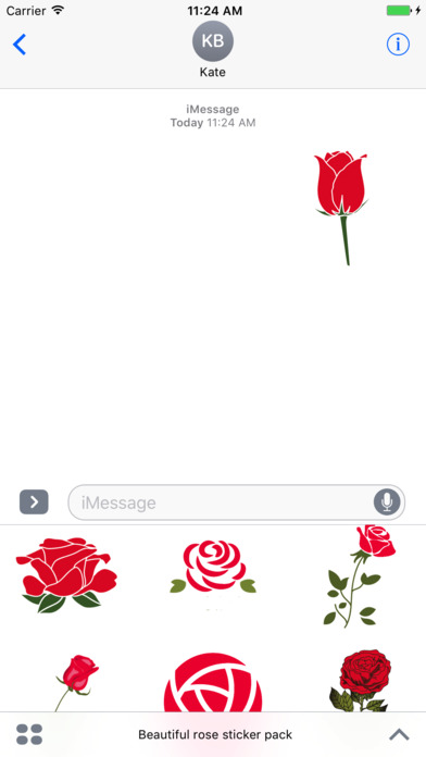 Rose Flowers Stickers & emoji screenshot 3