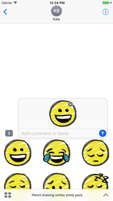 New emoji stickers to Message screenshot 3