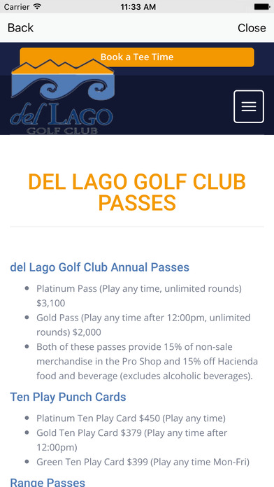 del Lago Golf Club Arizona screenshot 4