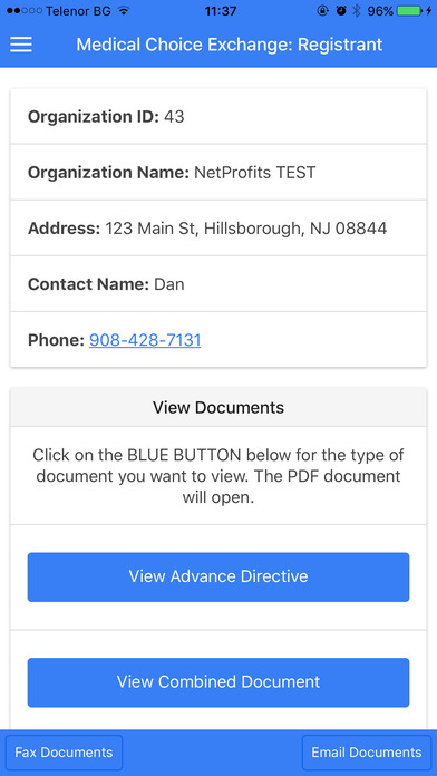 USACPR Registrant Quick Access screenshot 2