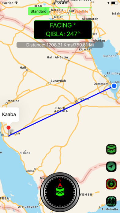 Mecca Finder - Direction (Qibla) & Prayer Timings screenshot 2