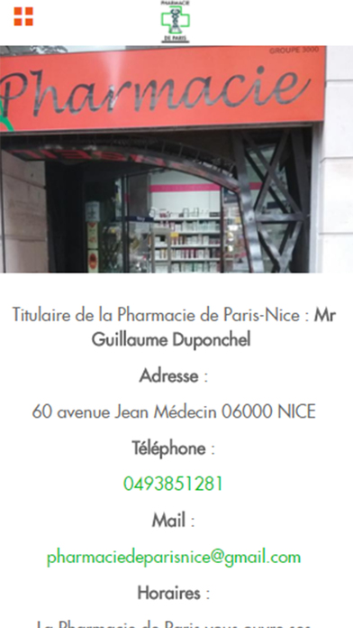 Pharmacie de Paris - Nice screenshot 3