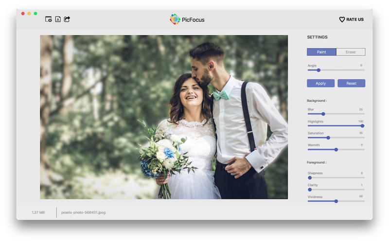 PicFocus for Mac 3.0 破解版 - 图像模糊效果制作工具