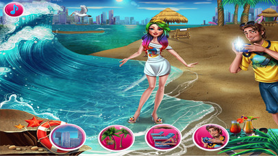 女孩的假期 - 好玩的游戏 screenshot 4