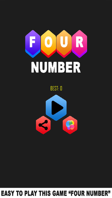 Four Number - Hexa Puzzle Game screenshot 2