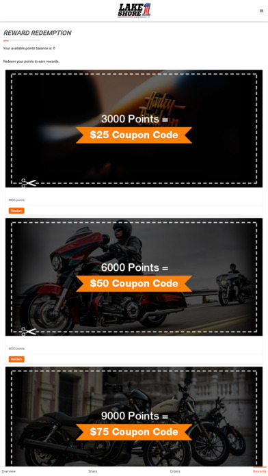 Lake Shore Harley Rewards screenshot 4