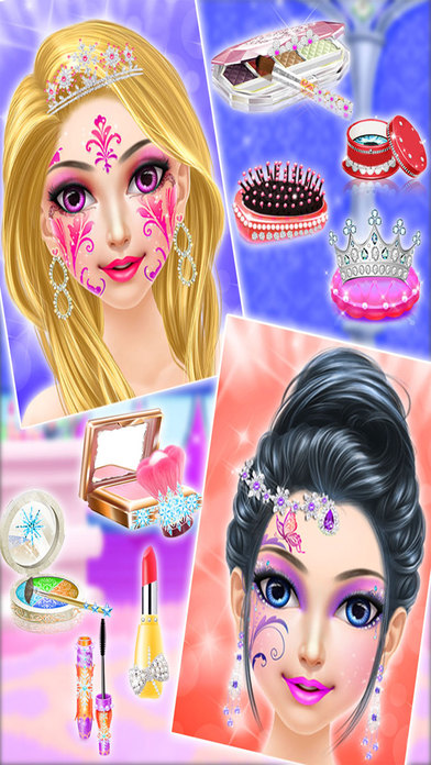 Ice Princess Makeup Salon Game screenshot 4