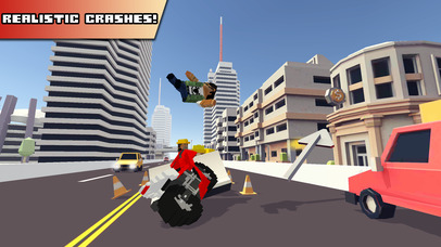Blocky Moto Racing screenshot 3