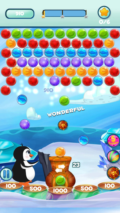 Penguin Color Bubble Pop screenshot 3