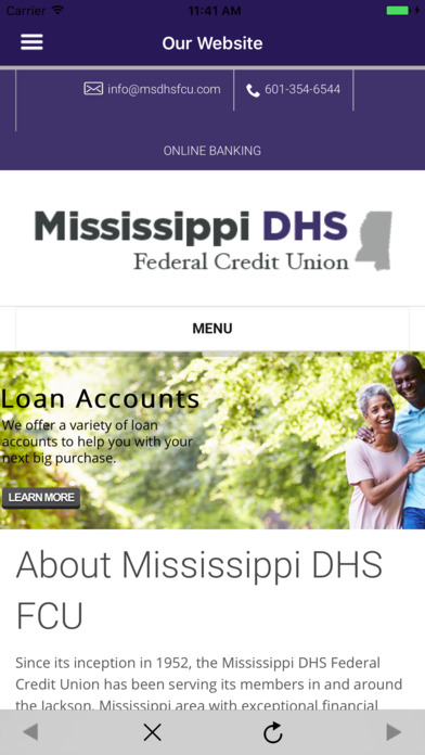 Mississippi DHS Federal Credit Union screenshot 3