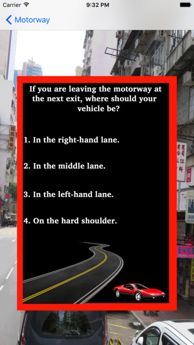Theory Test For Learner Car Drivers & Road Signs screenshot 3