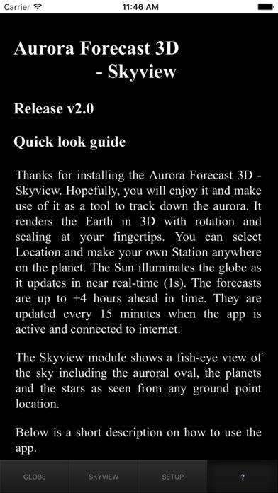 Aurora Forecast 3D screenshot 4