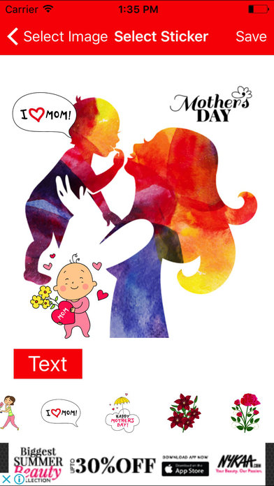 Mother's Day Stickers Photo Studio screenshot 2