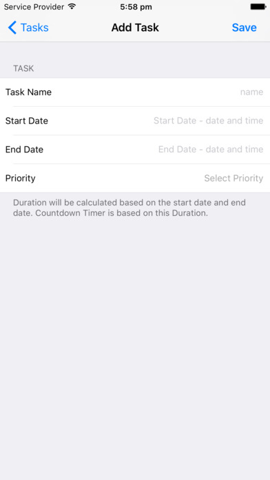 Task Countdown screenshot 2