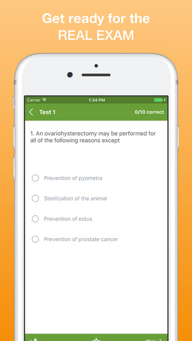 VTNE® Practice Test 2017 Version screenshot 2