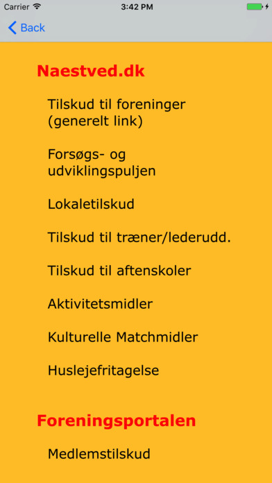 Foreningsværktøj Næstved Kommune screenshot 4