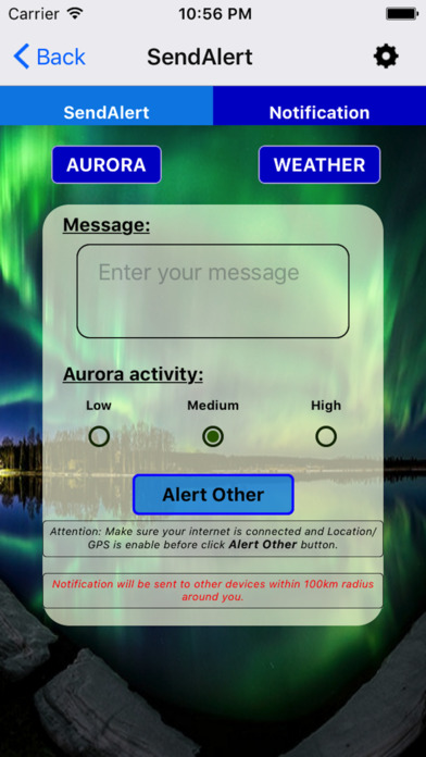 Iceland Aurora Alert screenshot 3