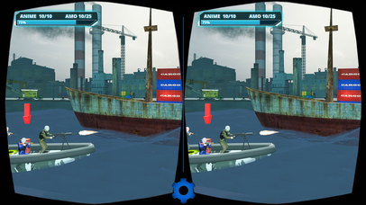 VR Commando Battleship Clash screenshot 2