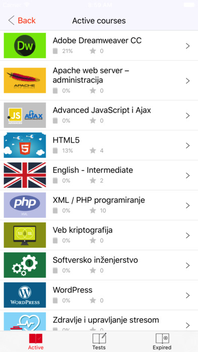 E-Learning App screenshot 2