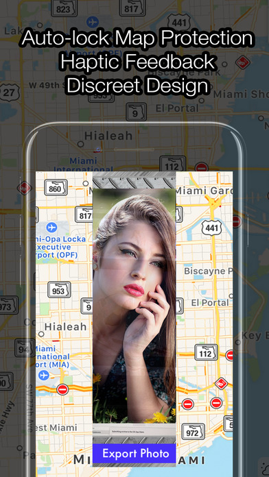 Maps+ Hide Photos inside Maps Using Fingerprint screenshot 2