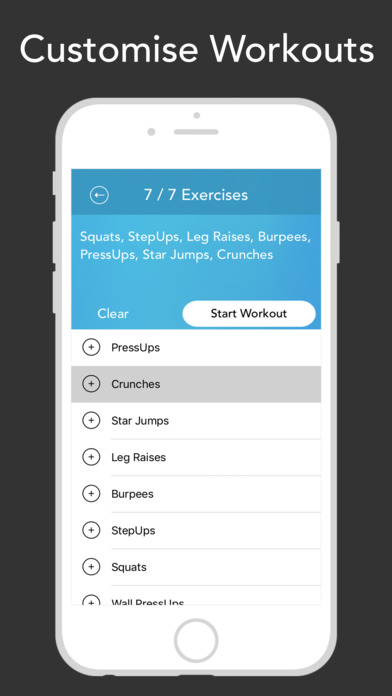 Smart Fitness - Daily & Custom Workouts screenshot 4