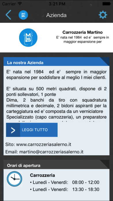 Carrozzeria Martino Salerno screenshot 2