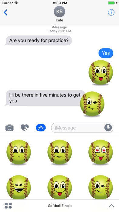 Softball Emojis screenshot 2