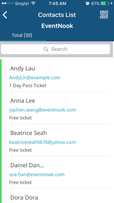 EventNook Lead Check-in screenshot 3