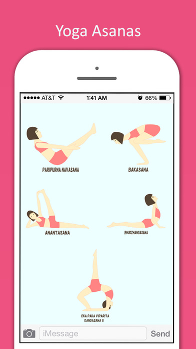 Yoga Sticker Pack - Body Builder & Meditation Stickers screenshot 3