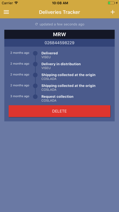 Deliveries Tracker screenshot 3