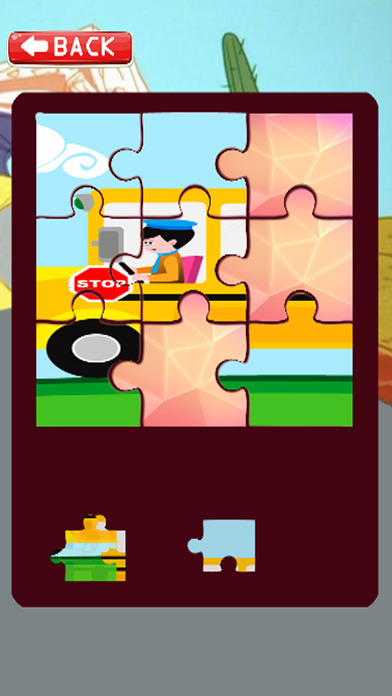 Minibus Games Jigsaw Puzzle Learning screenshot 2