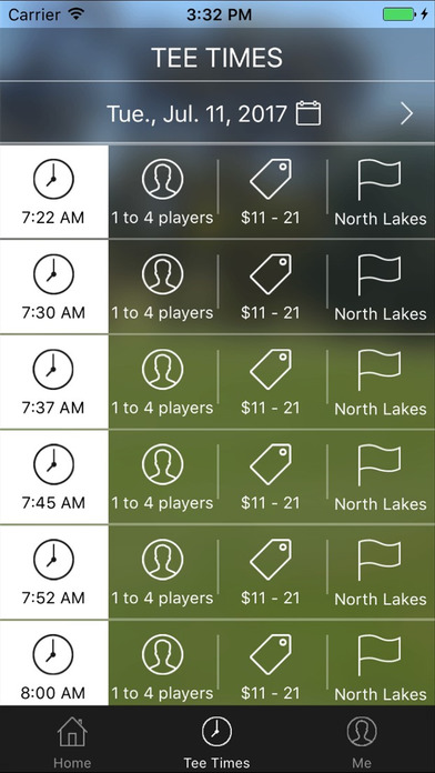 North Lakes Golf Course Tee Times screenshot 3