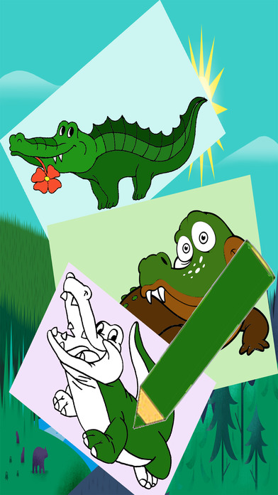 Dangerous Animal Amazon River Coloring Book screenshot 4