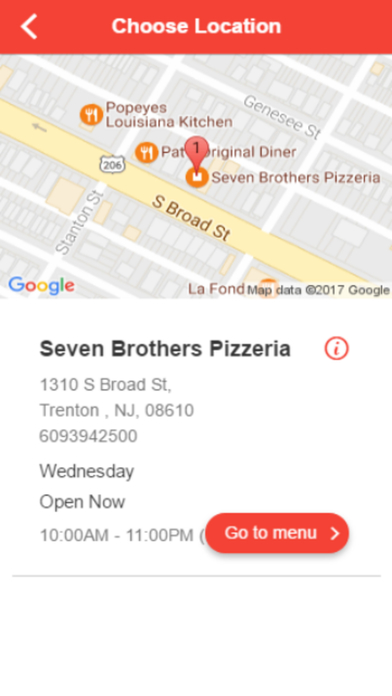 Seven Brothers Pizzeria screenshot 2