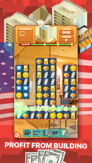 Donald's Domination - Build your Empire in Match 3 screenshot 2
