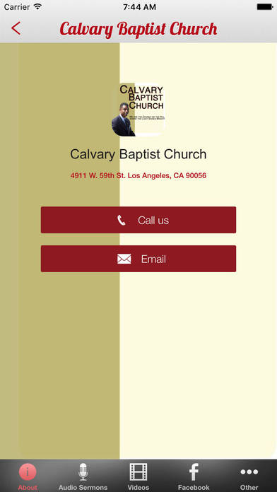 Calvary Baptist Church LA screenshot 4
