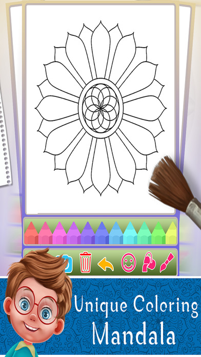 Mandala Coloring Books Pro screenshot 3
