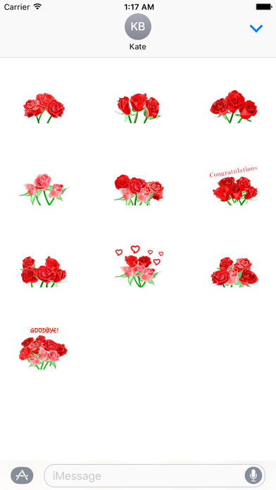 Love and Rose - Rosemoji Sticker screenshot 3