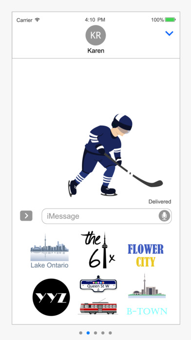 Toronto Sticker Pack: Maple Leafs, CN Tower, Sign screenshot 2
