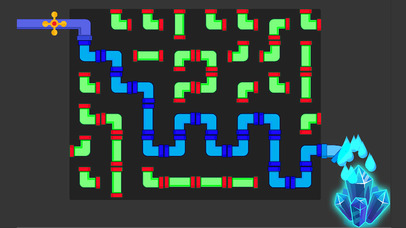 Plumber Puzzle : Glow Color Pipe Classic Games screenshot 2