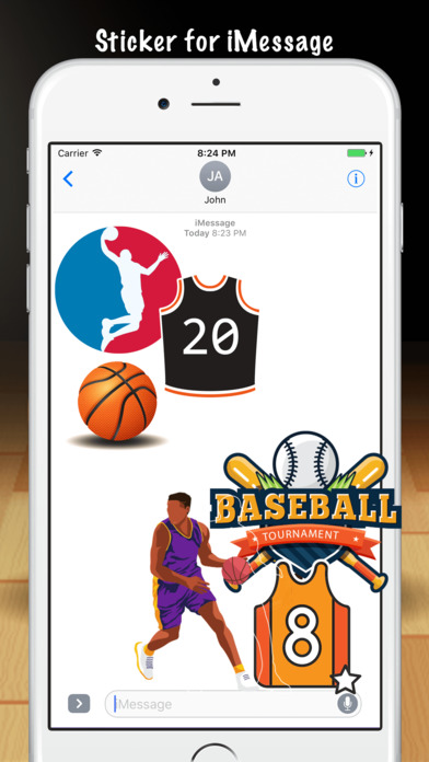Basketball Smash Stickers screenshot 3