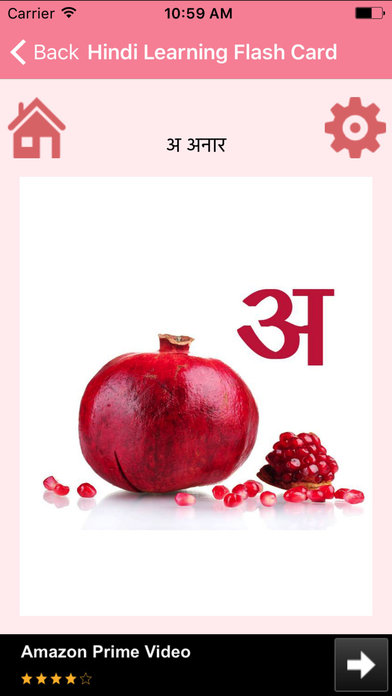Hindi Learning Flash Card screenshot 4